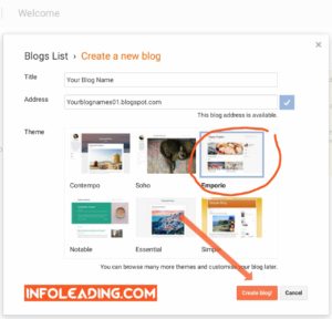 How To Start A Free Blog On Blogspot Or Blogger – InfoLeading